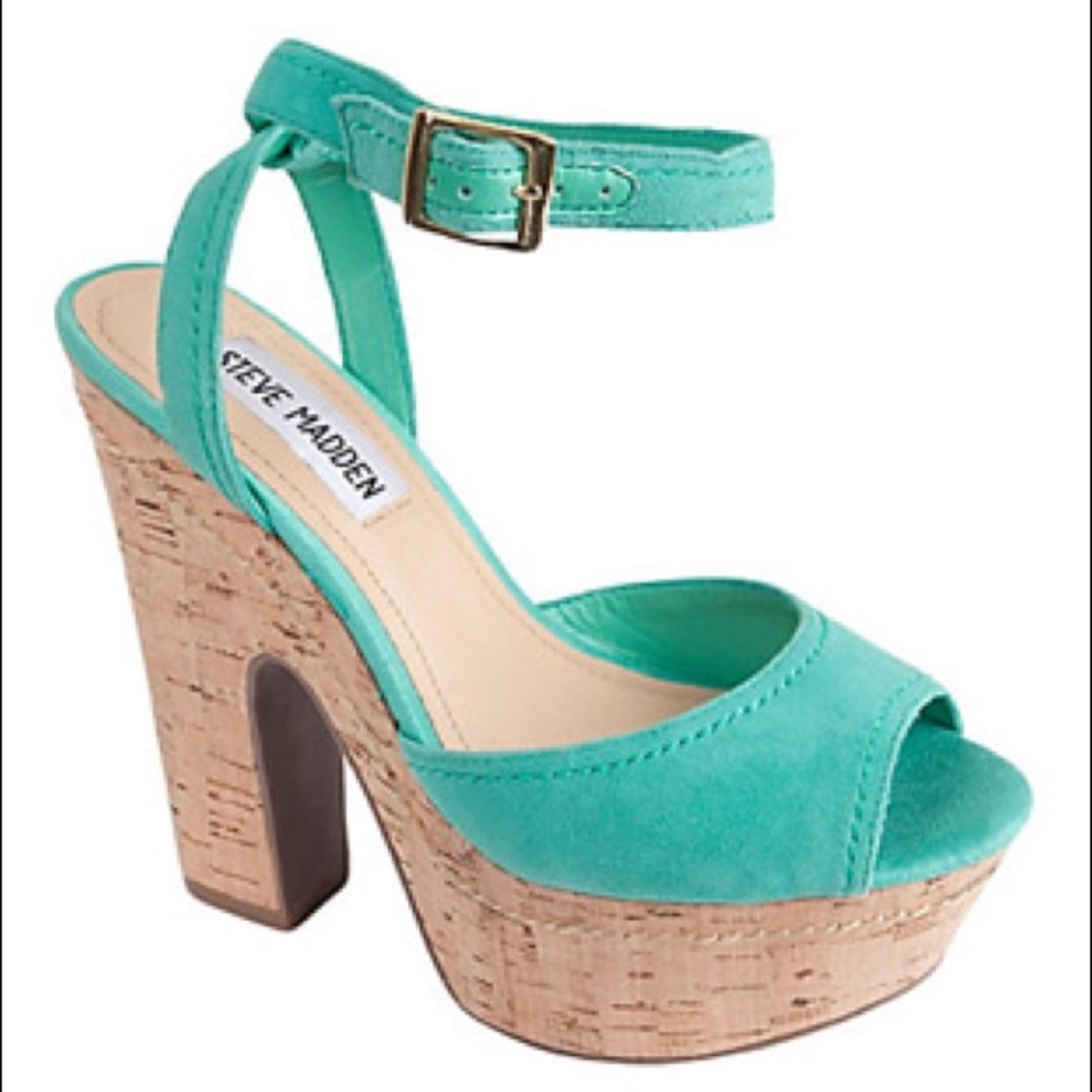 Steve Madden platform cork heels